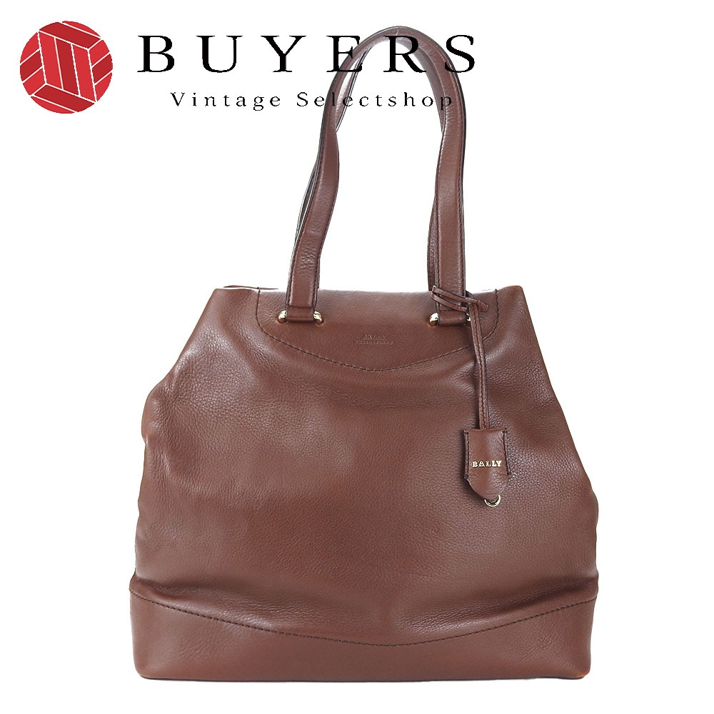 中古 トートバッグ レザー ブラウン ゴールド金具 大容量 肩掛け バックスキン レディース メンズ