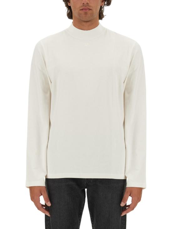 COURREGES Men T-Shirts 324JTS152 JS01070079 WHITE