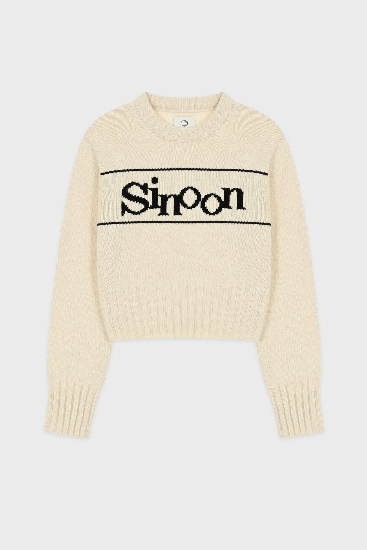【SINOON】 SINOON PULLOVER KNIT : OATMEAL