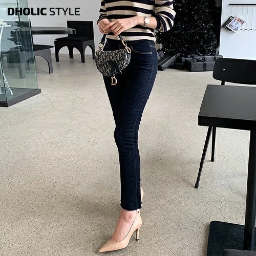 スリムフレアデニムパンツp213469 レディース 【pt】 韓国ファッション ボトムス デニム ジーンズ ジーパン パンツ ロング ハイウエスト ハイライズ ビンテージ フレア ブーツカット スリ 4,491円