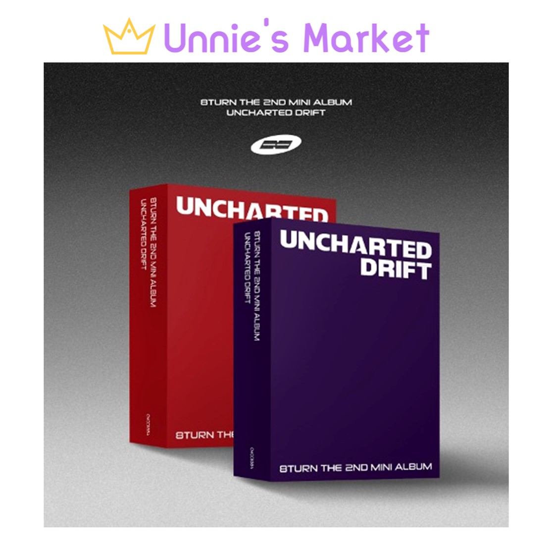 [SET] 8TURN - UNCHARTED DRIFT (UNCHARTED Ver. / DRIFT Ver.) + Free Photocard 1EA(fan-made)