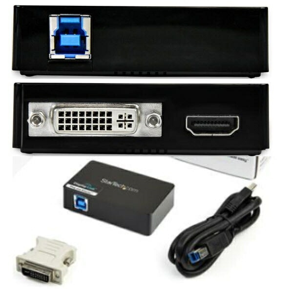 注目ショップ・ブランドのギフト StarTech.com [USB32HDDVII] USB 3.0-HDMI&DVIマルチディスプ その他PC用アクセサリー
