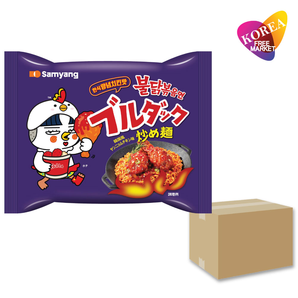 三養 ヤンニョムチキン味ブルダック炒め麺 40袋セット 140g / 韓国ラーメン 激辛 火鶏