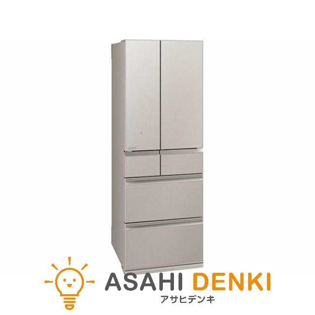 冷蔵庫(401～500L) ミツビシ MR-WZ50K-C 6ドア冷蔵庫 495Lフレンチドア WZシリーズ グランドクレイベージュ生活家電用アクセサリ・部品