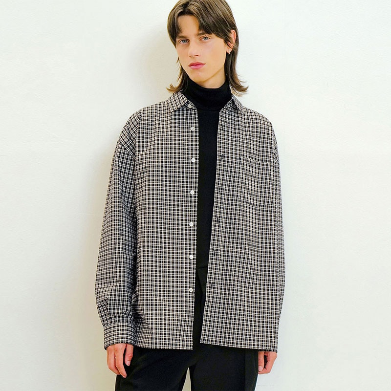 College Check Shirt [Mark Black]