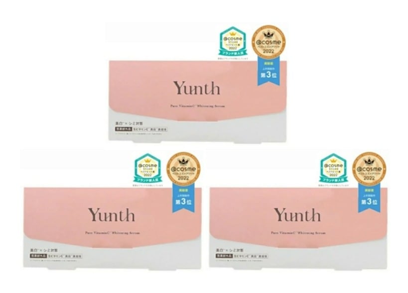 【お得な3個セット】Yunth ユンス 生ビタミンC美容液 1ml×28包 導入美容液 7,889円