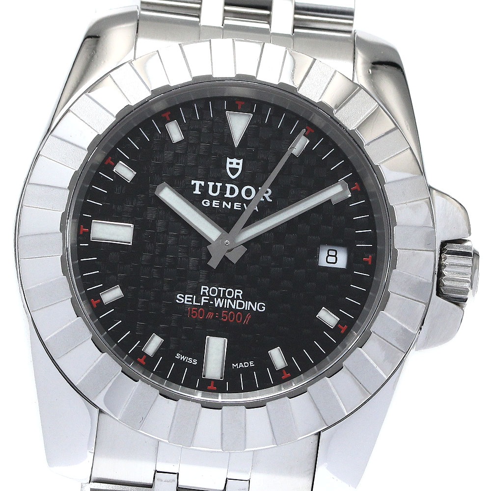 チュードル TUDOR 20010 スポーツコレクション デイト 自動巻き メンズ 保証書付き_878941【中古】