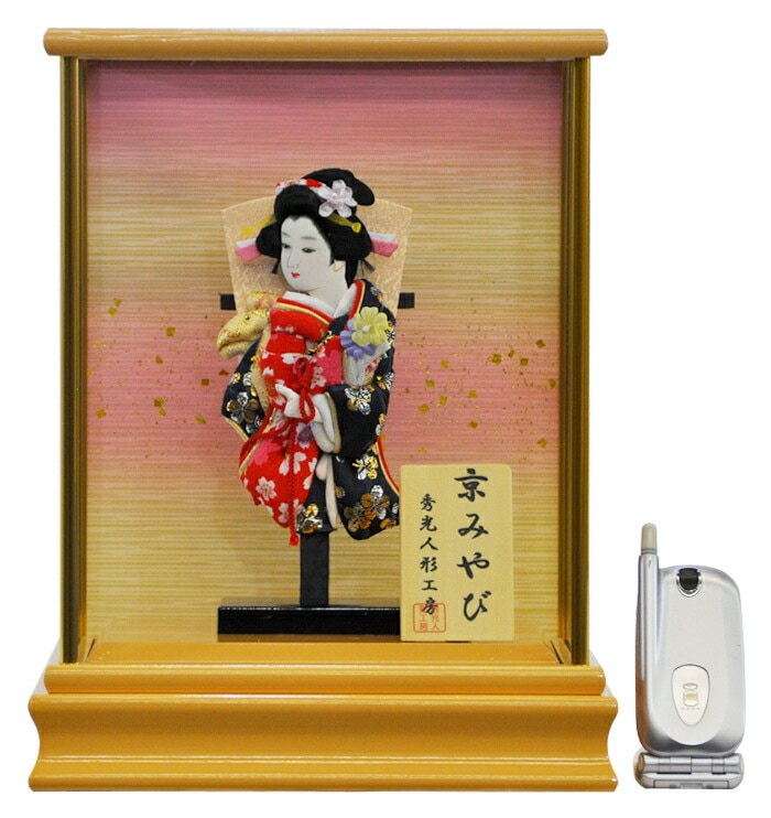 羽子板 初正月 初節句 厄除け ケース飾り かわいい 立体 振袖 道成寺 ｺﾝﾊﾟｸﾄ ﾐﾆ 新作 秀光 限定品 目玉商品 お買得 人気 ランキング P6401