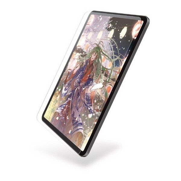 TB-A24PMFLGAPLL 11インチ iPad Pro (M4) ガラスフィルム (ペーパーライク ケント紙 アンチグレア ガイドフレーム付) メーカー直送