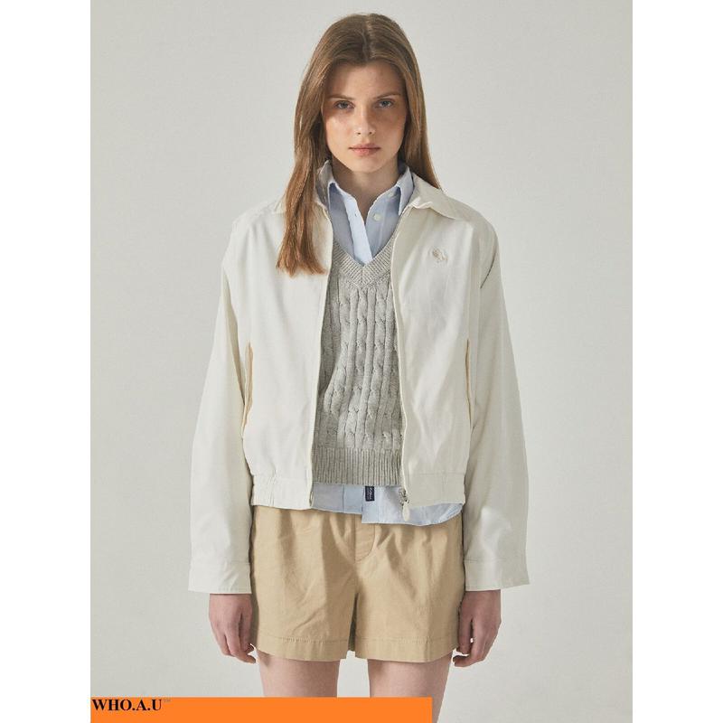 W.A.U Blouson Jacket(F)-IVORY-WHJKF2231F