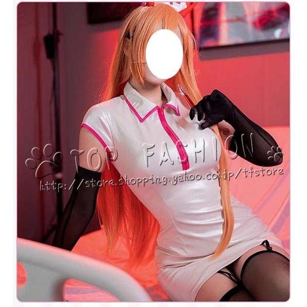 1329チェンソーマン パワー マキマ コスプレ衣装 ウィッグ コスチューム 変身 仮装 ステージ服 舞台 ハロウィン クリスマス