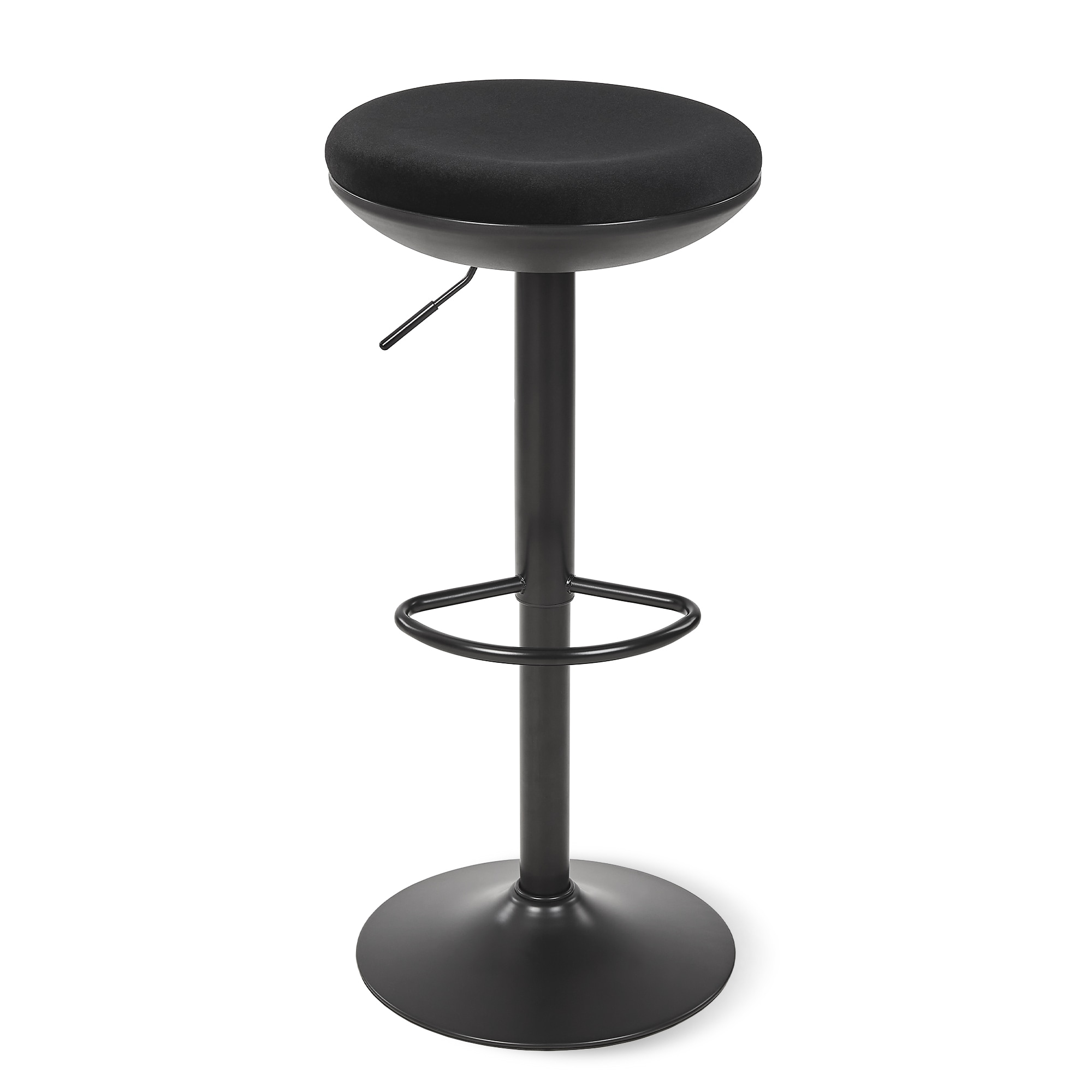 カウンターチェア バーチェア 高さ調整 ハイスツール 昇降式 丸椅子 回転式 フットレスト付き レザー 北欧 おしゃれ カフェ風 モダン スツール 1脚 キッチンチェア 5,593円