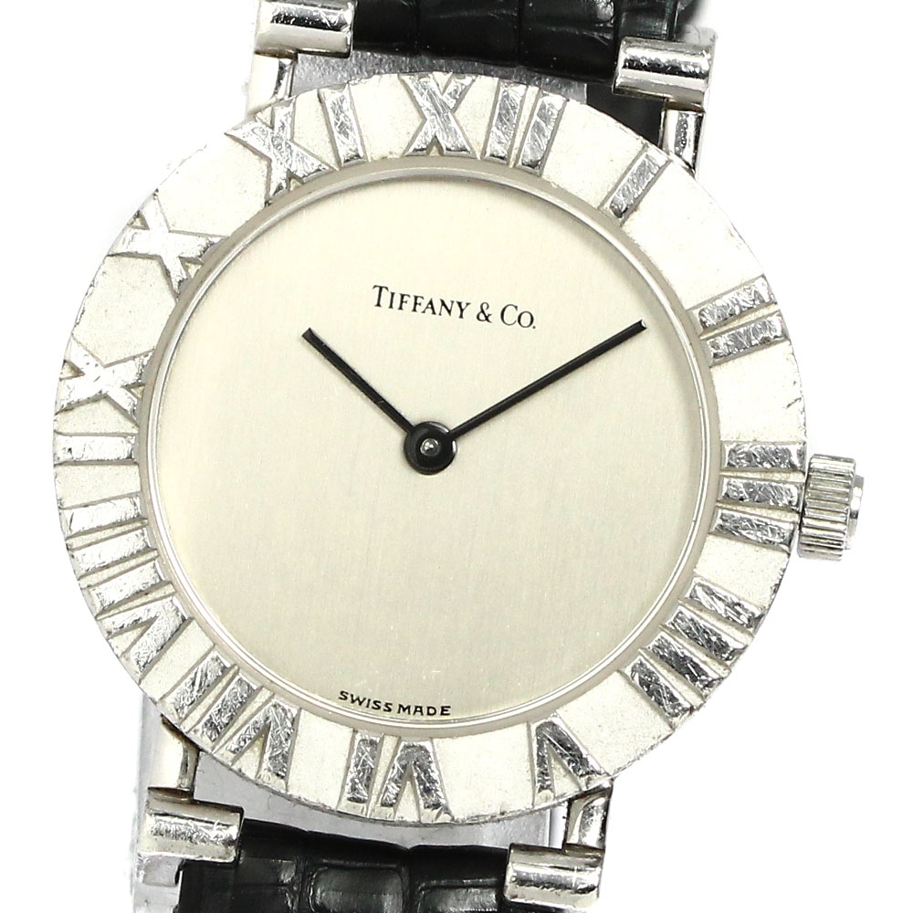 ティファニー TIFFANY&Co. L0640 アトラス クォーツ レディース 内箱付き_756347【中古】