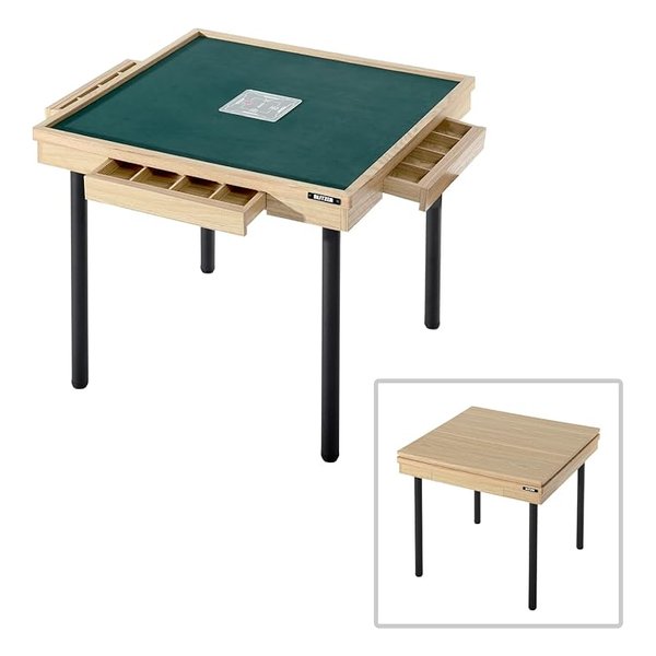 シークレット麻雀卓 ダイニングテーブルタイプ/74cm×74cm×高さ72cm/オーク BMJ35M-AK