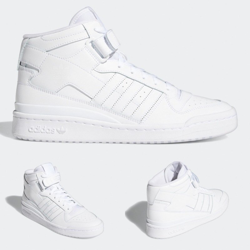 [ADIDAS] アディダス スニーカー フォーラムミッド 白 / FORUM MID FY4975