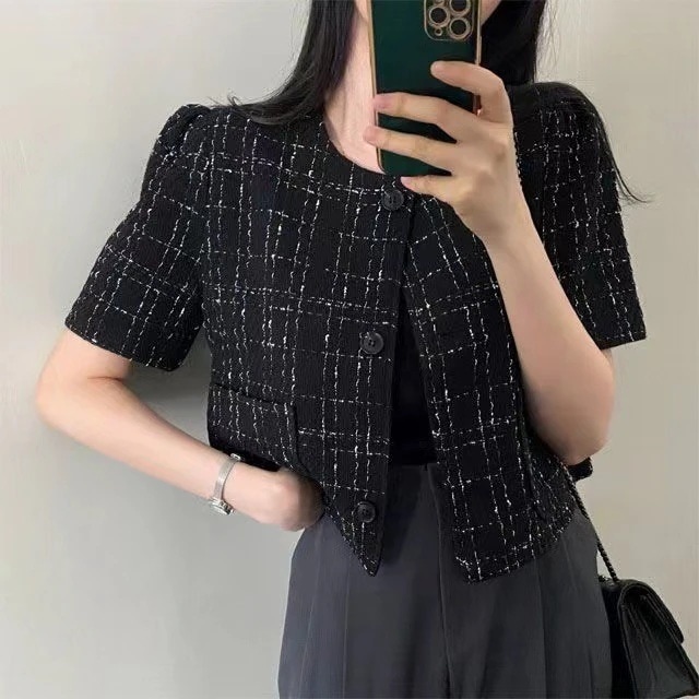 韓国系 新作気質レデイース服 トップス カジュアル系 アウター　ミニ丈 ジャケット
