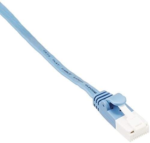 LANケーブル CAT6 Gigabit 爪折れ防止 フラット 20m ブルー [PlayStation 4 対応] LD-GFT/BU200