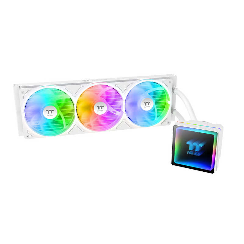 THERMALTAKE　TH360 V3 ARGB Sync Snow All-In-One Liquid Cooler　CL-W468-PL12SW-A