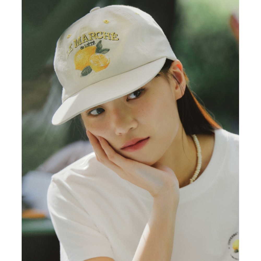 COVERNAT ウーマン COVERNAT X BOMARKET 刺しゅう入りポイントボールキャップアイボリー