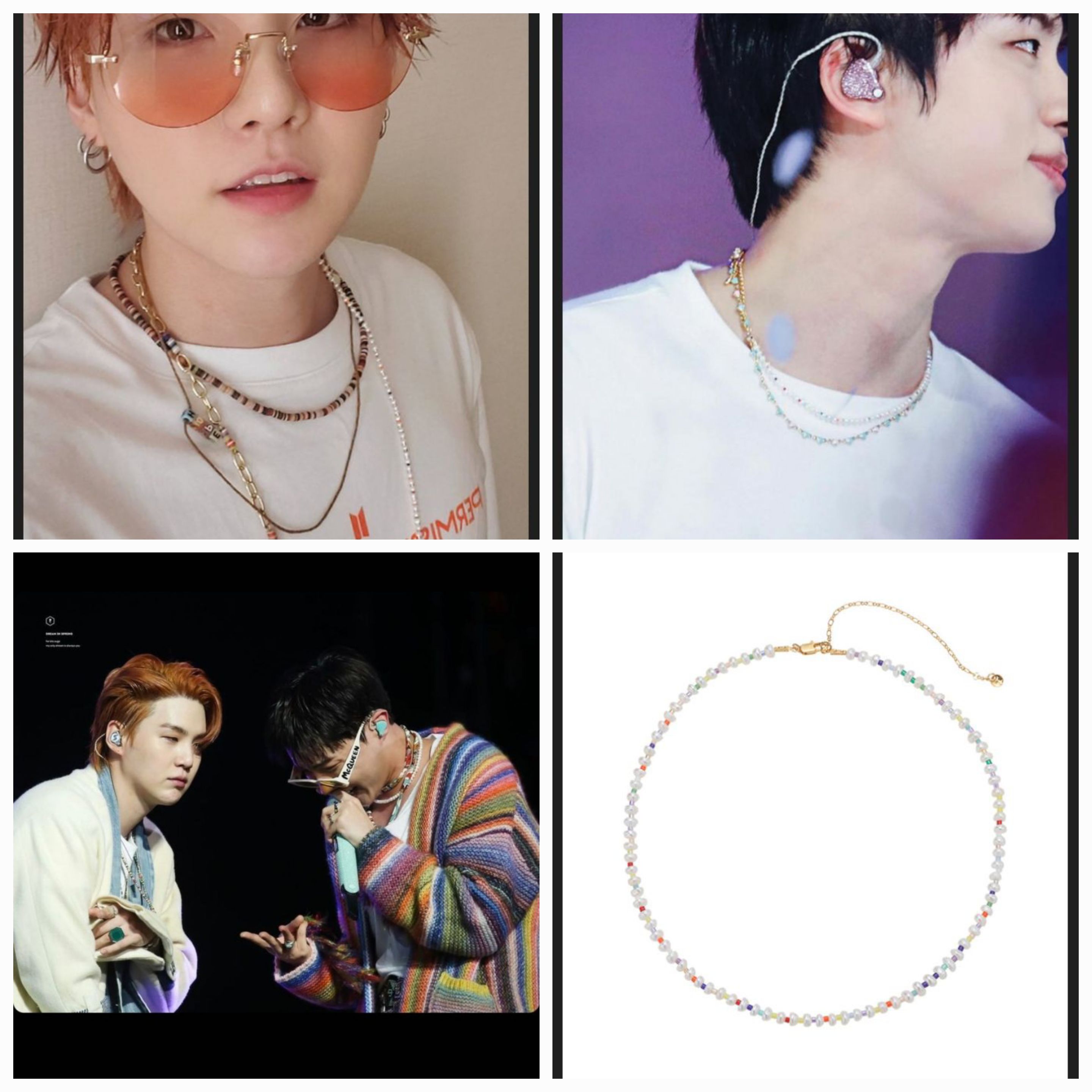 ABITMOR/BTS SUGA, JIN wear/RAINBOW NECKLACE 6,160円