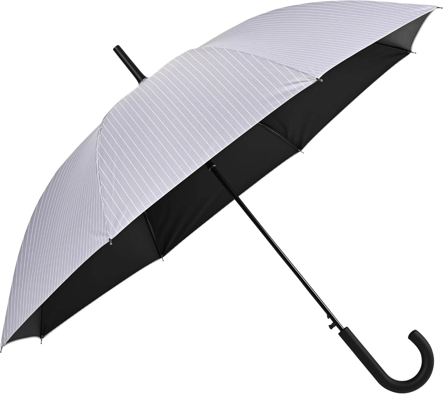 assa 日傘 メンズ 長傘 大きい 6cm 晴雨兼用 強撥水 遮熱効果 熱中症対策 遮光 1% UVカット 高強度グラスファイバー ワンタッチ ジャンプ傘 男女兼用 レディース使用可 FJ