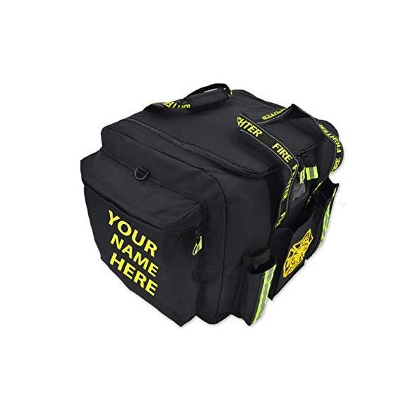 Lightning X Customizable Padded XL Step-In Turnout Gear Bag w/Shoulder Strap， Operations Pockets + E
