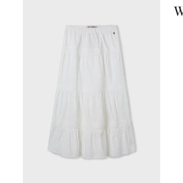 ロングティアードスカート(WHWHF4885F)