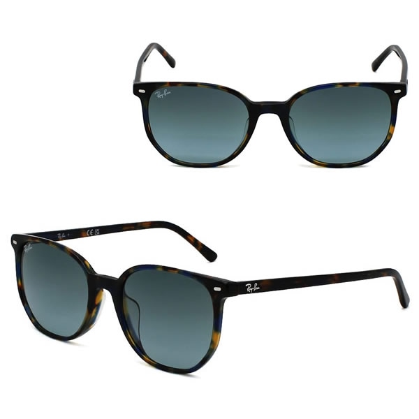 サングラス 0RB2197F 13563M 54 サングラス アジアンフィット イエロー ブルーハバナ ブルー メンズ レディース ユニセックス