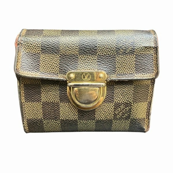 ルイヴィトン ダミエ ポルトフォイユ コアラ N60005 3つ折り財布 【中古】