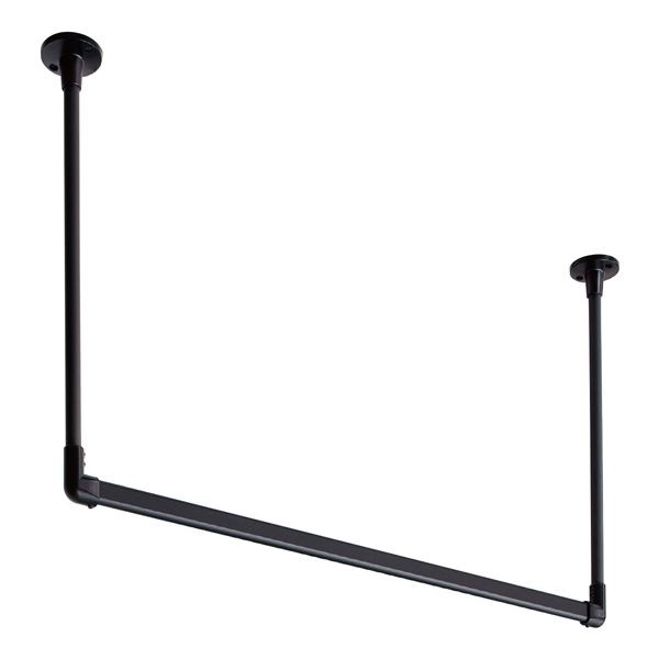 30016999 ハンギングバー H1 天井付 Cタイプセット ブラック 約W1400mmxH250mm 24,582円