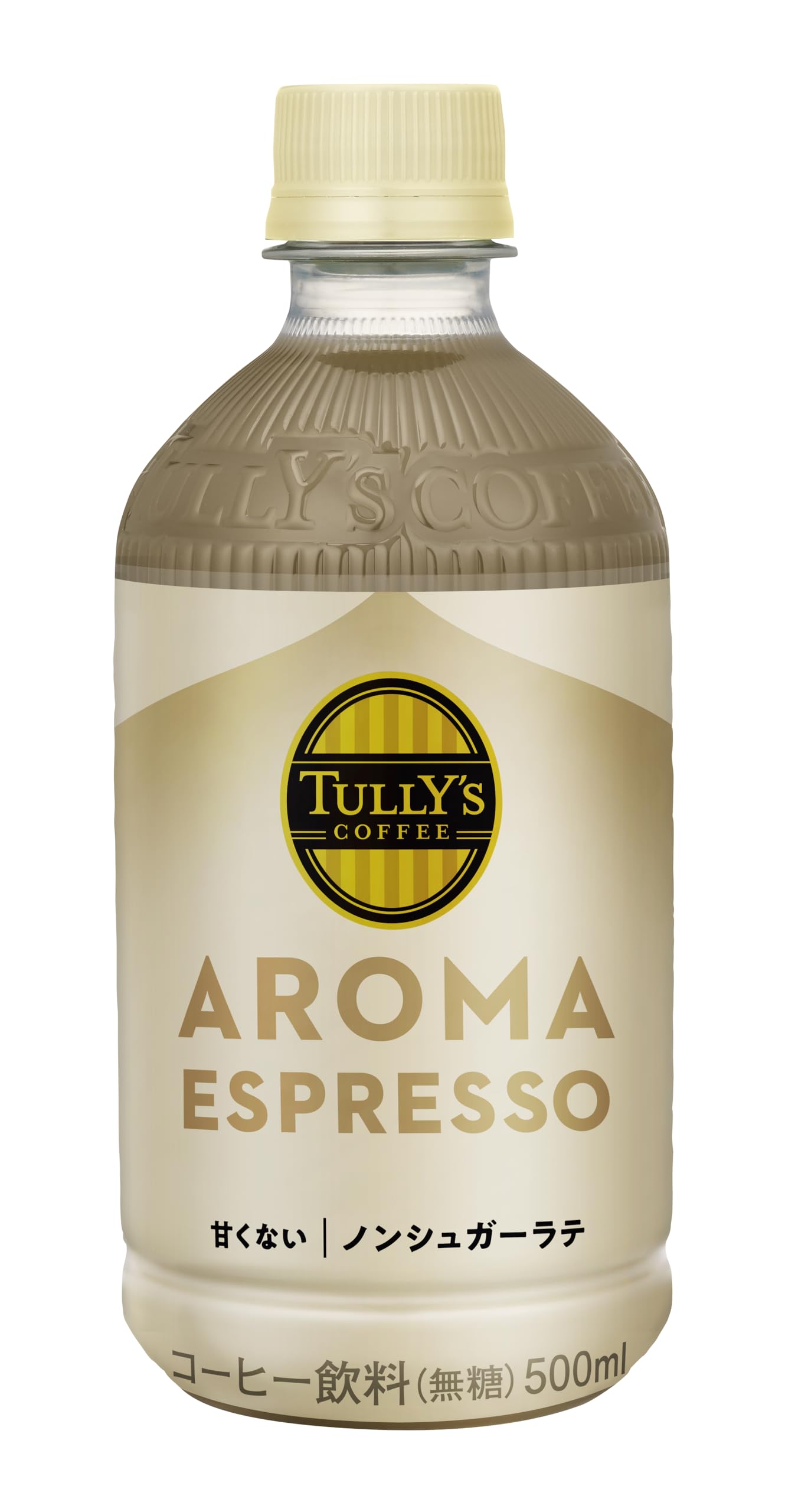 即日発送 タリーズコーヒー アロマエスプレッソ 甘くない ノンシュガーラテ 無糖 500ml×24本 ペットボトル
