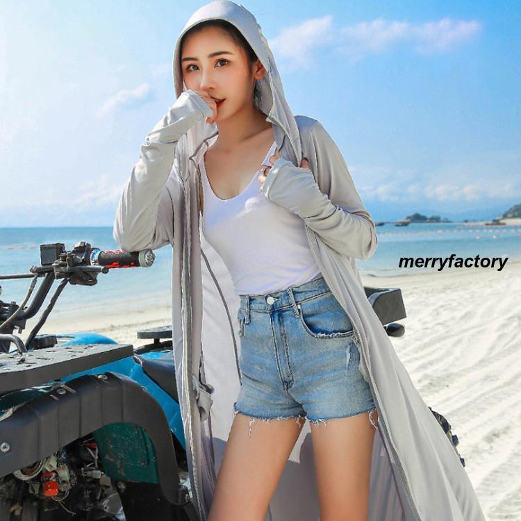 期間限定送料無料人気がある ラッシュガード　レディース　夏　　無地　ラッシュパーカー　体型カバー ロング丈 日焼け対策　UVカット　紫外線対策　女性用　薄手　20代　30代　40代