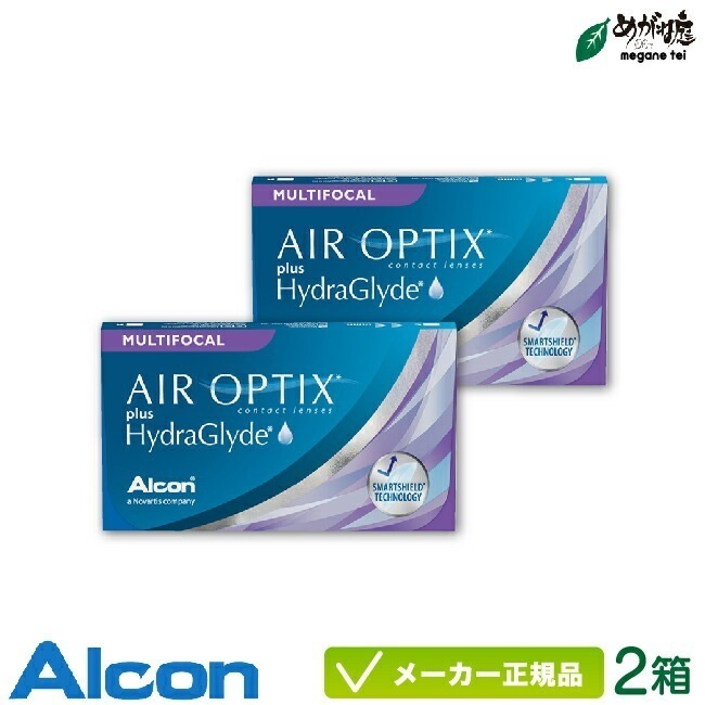 エアオプティクス プラス ハイドラグライド マルチフォーカル 2箱セット (遠近両用 コンタクトレンズ 2week) 5,077円