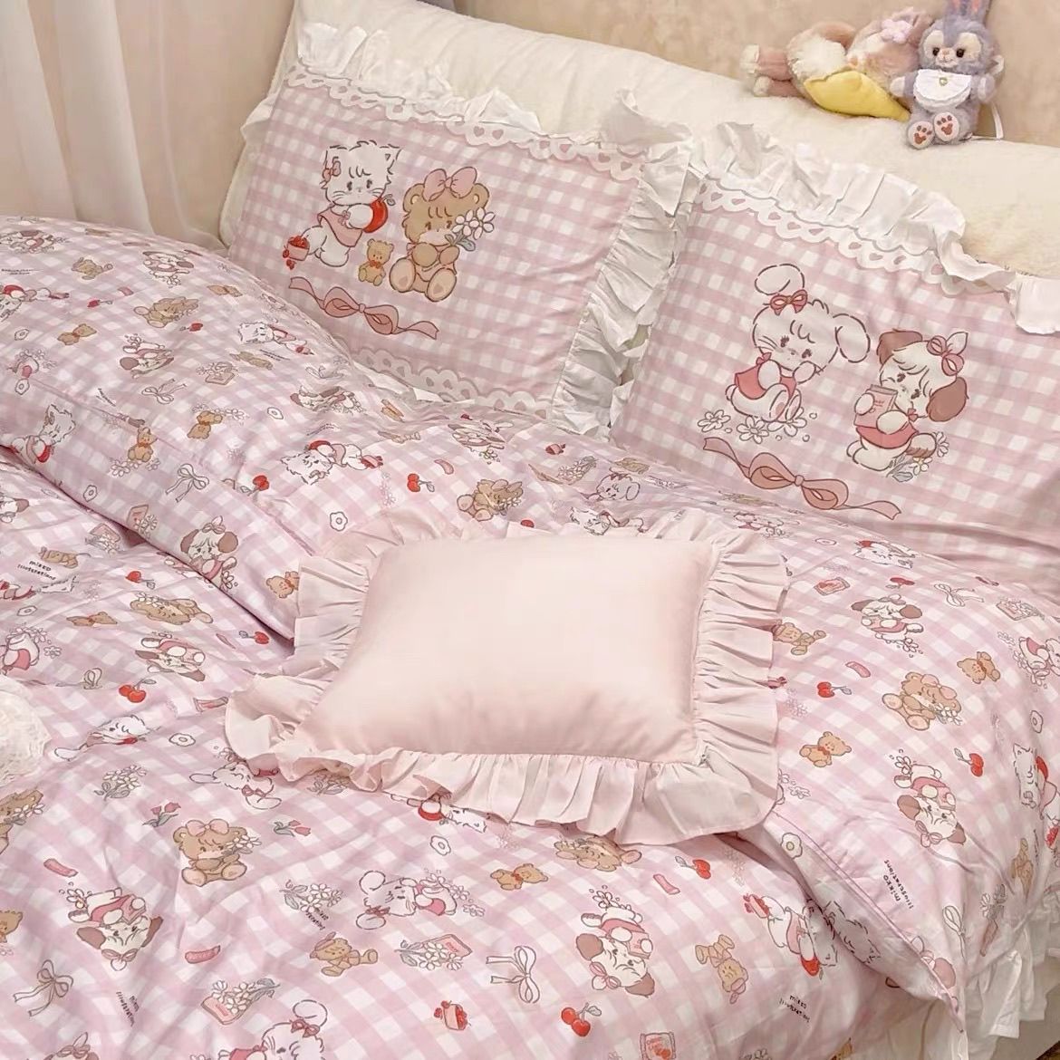 ミッコ シーツ 可愛い 3点セット 4点セット カートゥーン 布団カバー 寝具