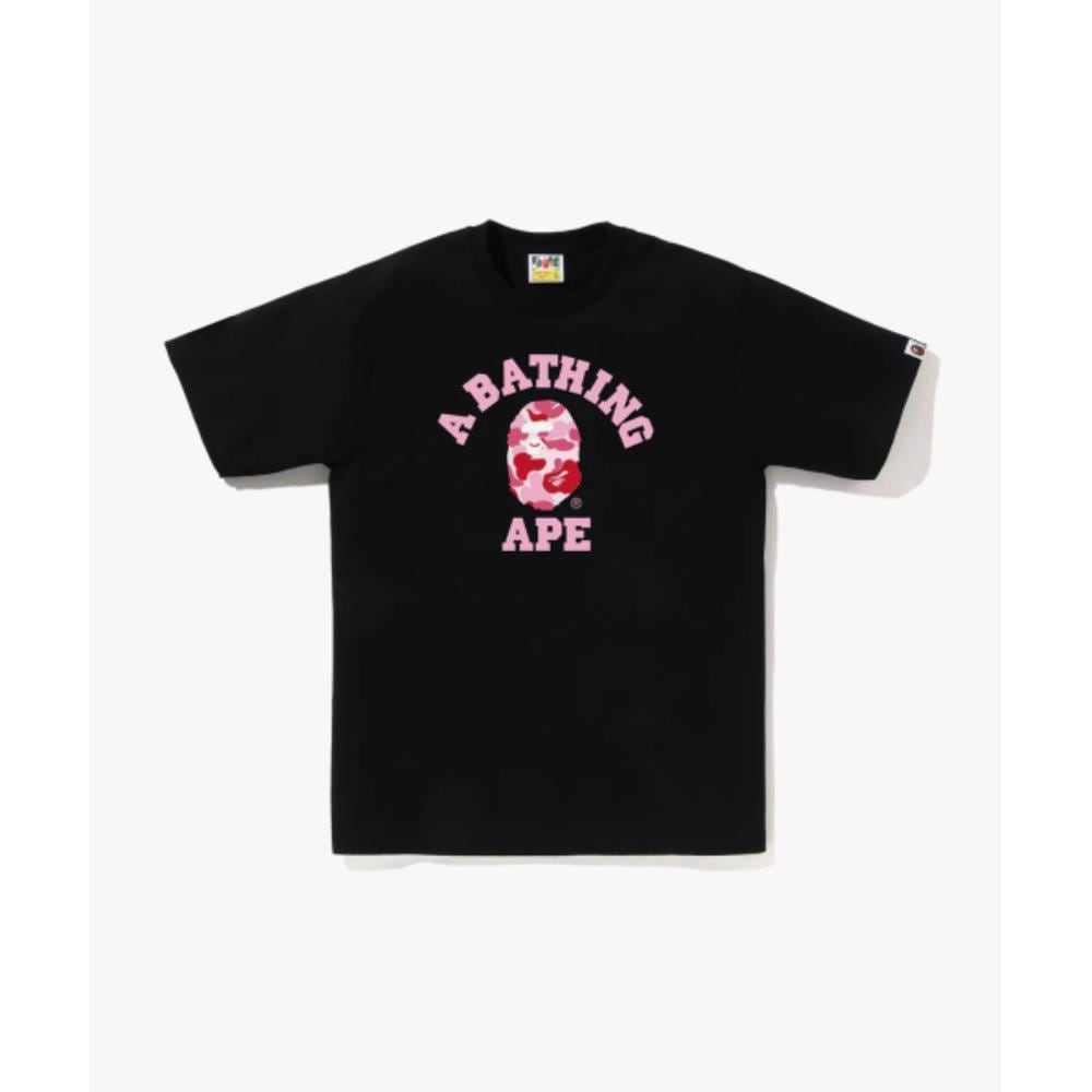 BAPE ABC Camo College T-Shirt M BLACKPINK 001TEL301005MB