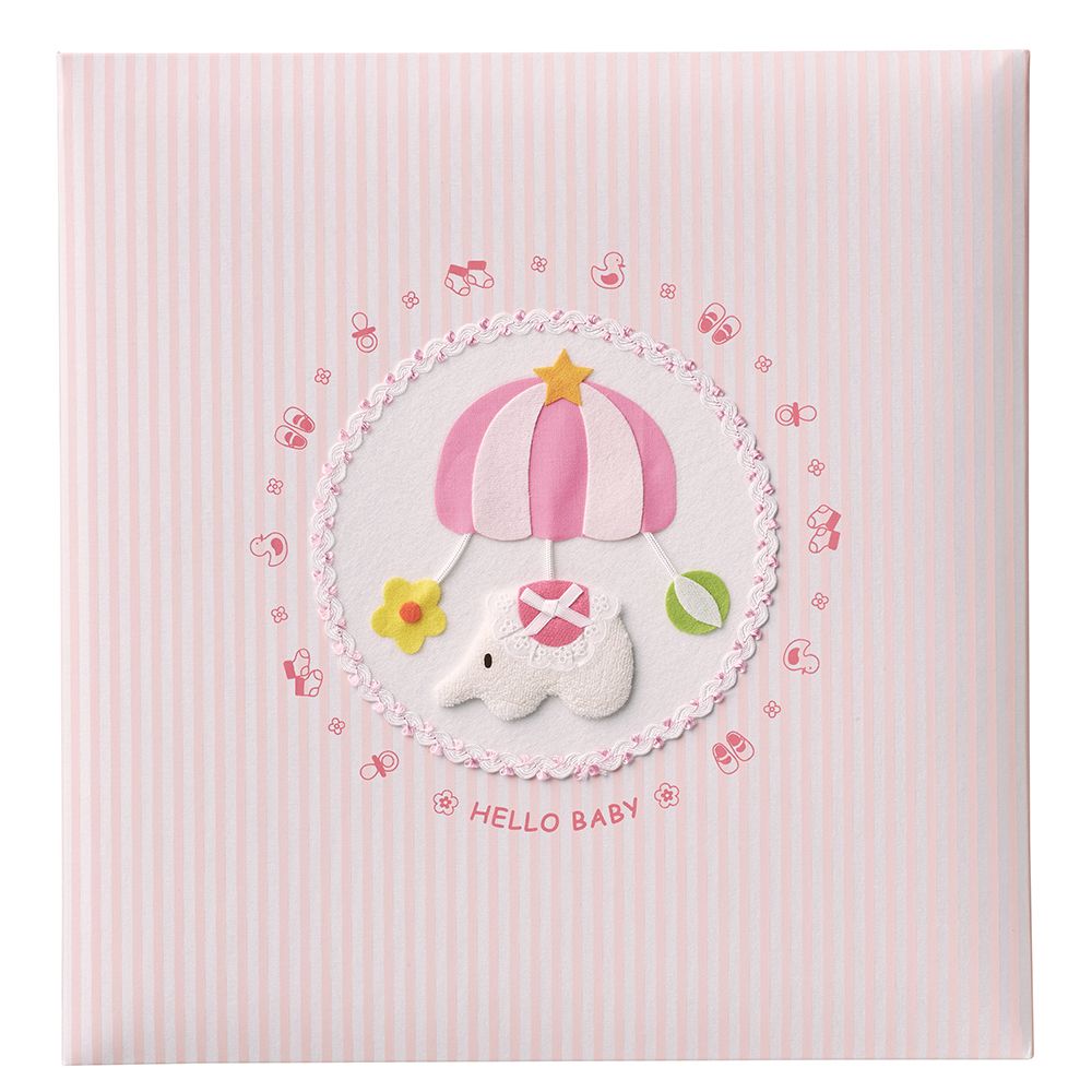 フエルアルバム 誕生用 L プラコート台紙 トイモービル ピンク ア-LB-300-P