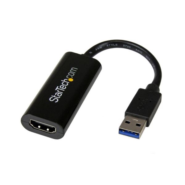 （まとめ）StarTech スリムタイプ USB3.0-HDMI変換アダプタ USB32HDES 1個3セット