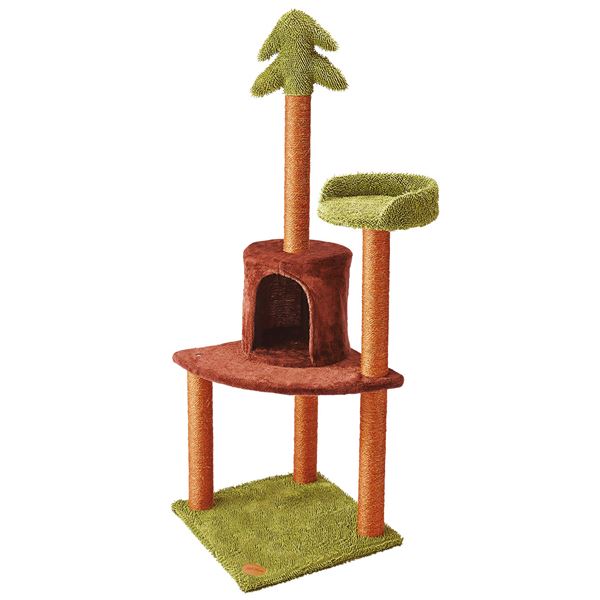 ねこまどグリーンテラスハイタワー （大型猫玩具） 12,077円