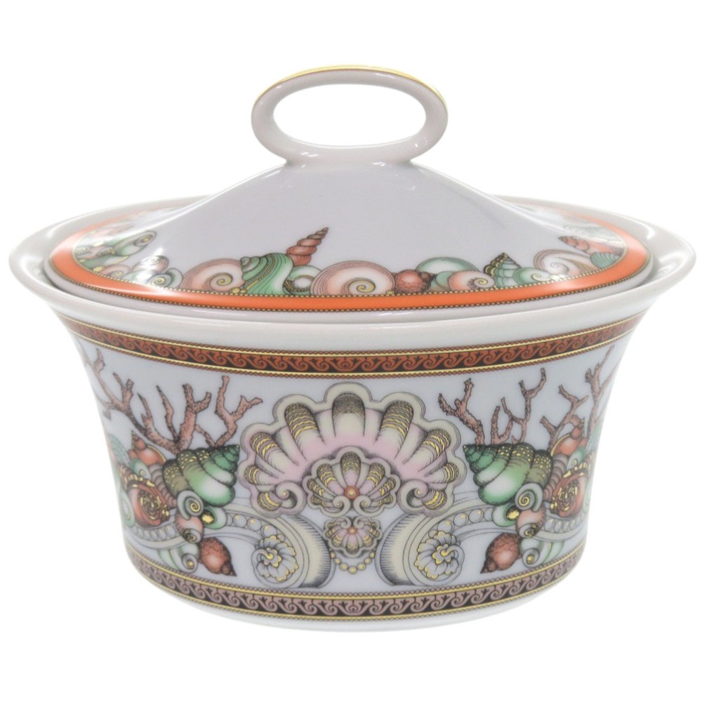 未使用品 シュガーボウル サンゴ 巻貝 Etoiles de la Mer その他雑貨 ポーセリン/磁器 マルチカラー 1311【中古】 ユニセックス