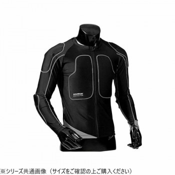 SDW-3059B プロテクターインナージャケット サマー （吸水速乾/抗菌） ブラック/ガンメタ WL SDW3059B-WL