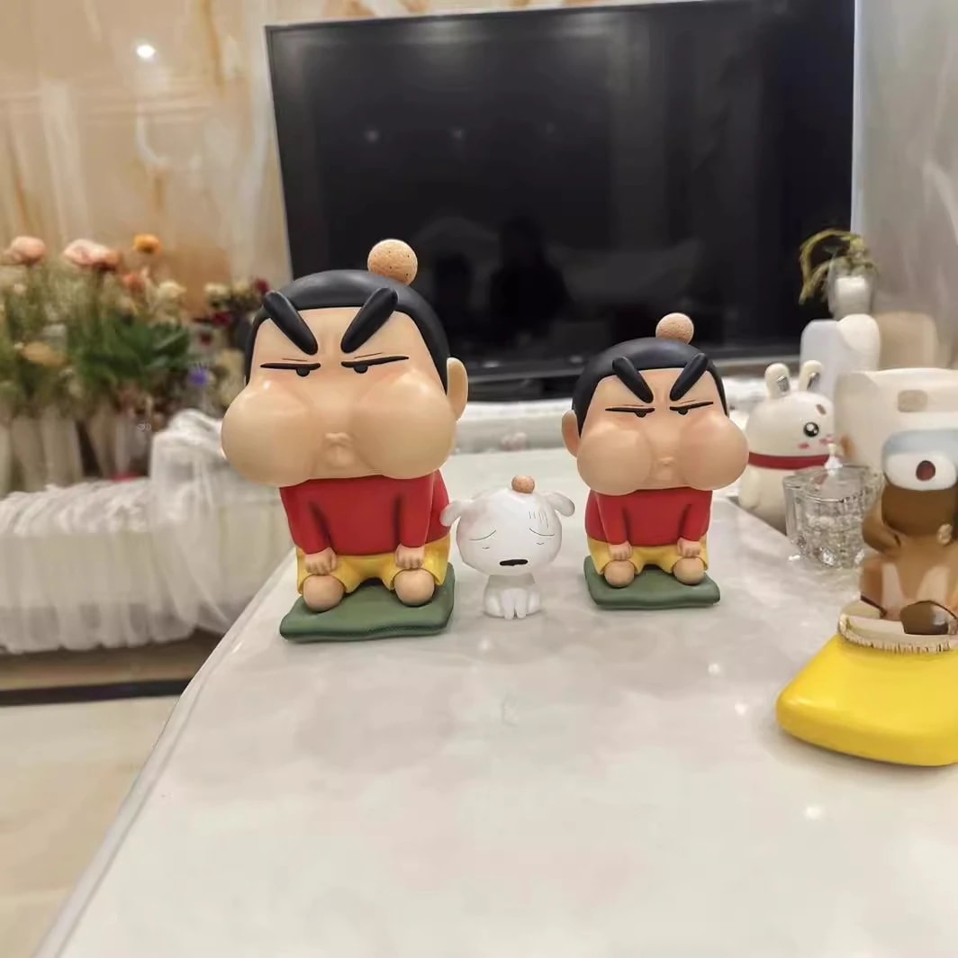 パフは18または13センチメートルシャオバイは6センチメートルで殴られます誕生日アニメフィギュア