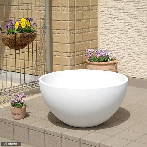 睡蓮鉢　睡蓮鉢（メダカ鉢）　凛　ＲＩＮ　丸型　ホワイト　Ｍ　睡蓮鉢・金魚鉢・メダカ鉢　ＣＲＣ90―06―25―00―00 14,932円