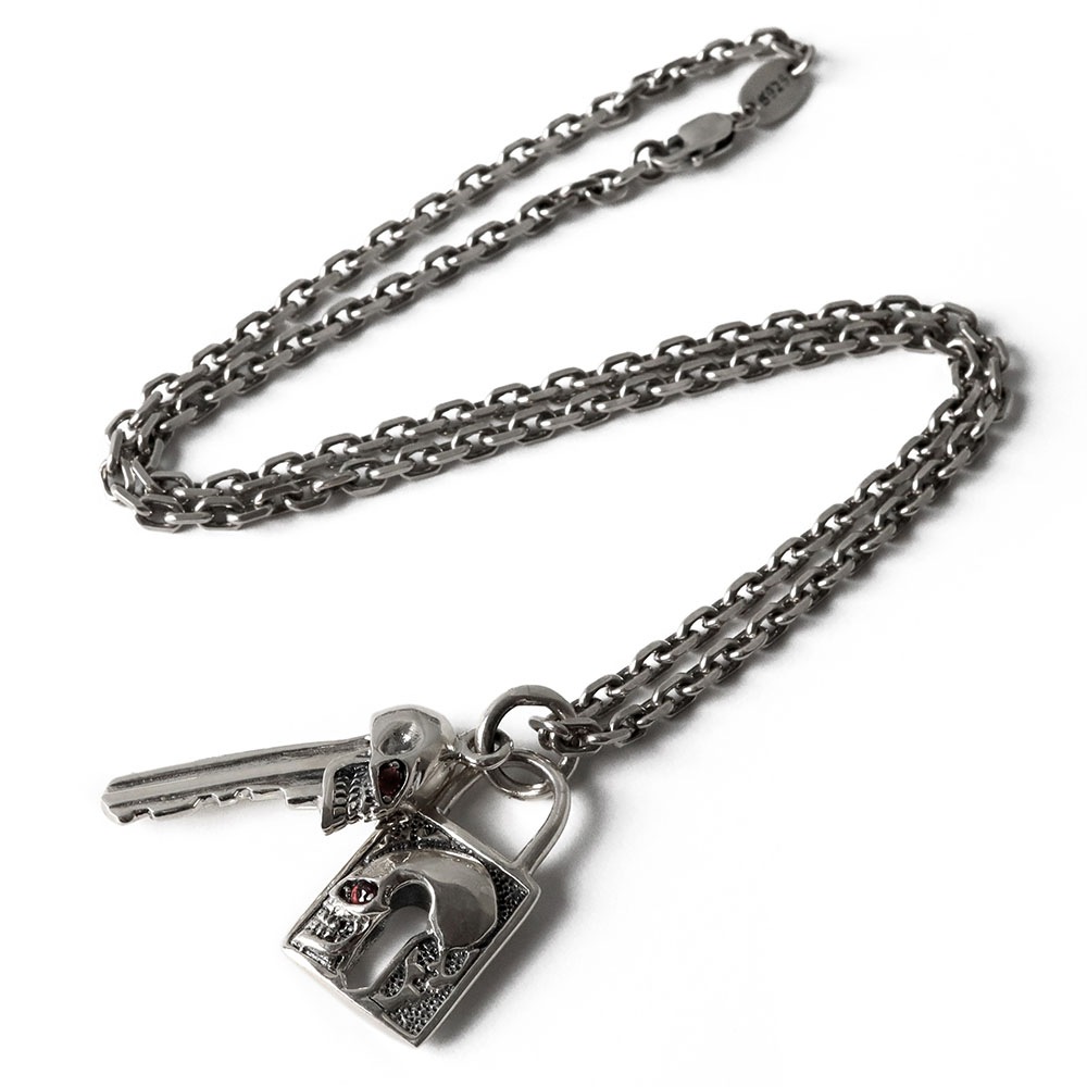 925 南京錠ネックレス [ns147]