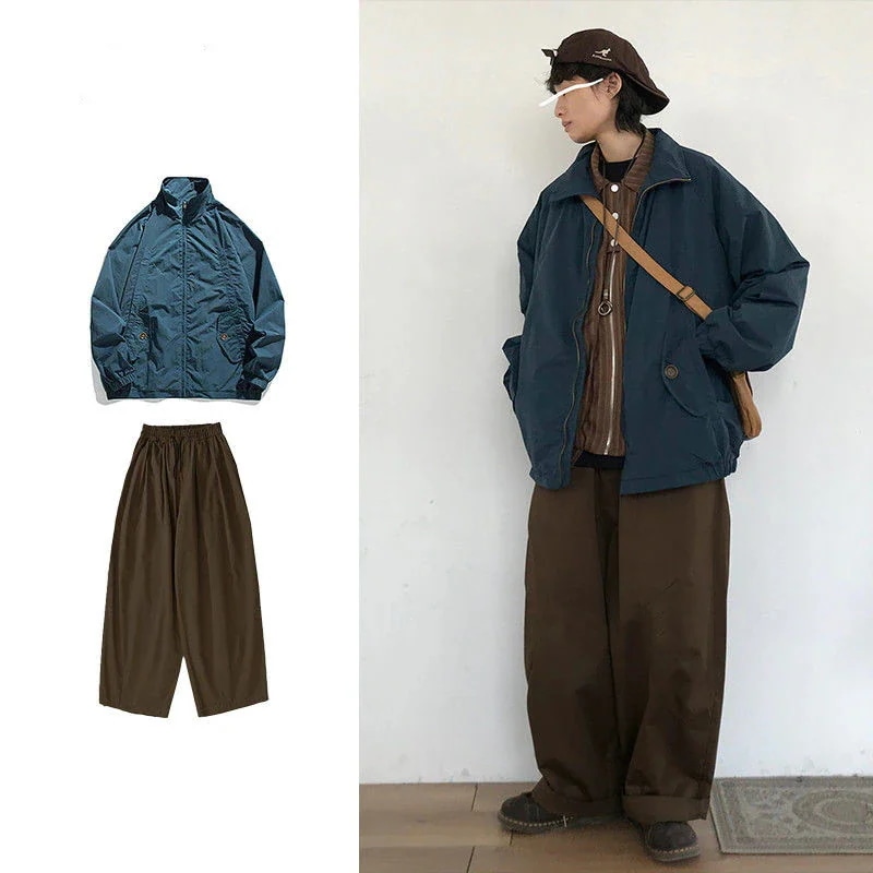 ファッション メンズ 大人気 メンズファッション 新しい 2点セット 服メンズ ジャケット+ズボンファッションスーツ