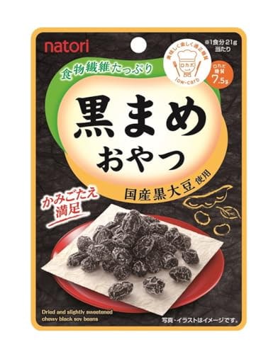 他サイト： なとり 黒まめおやつ 21g×10袋の商品画像