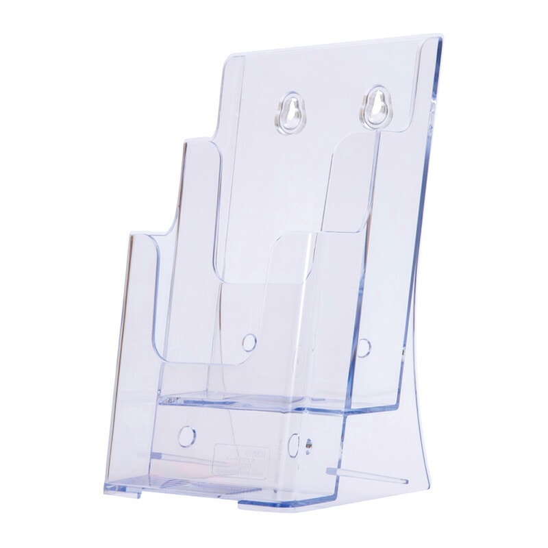 （まとめ買い）収納 カタログケース A4-3折2段 CR77502 [x3]