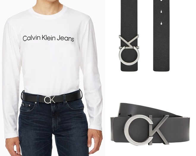 CKJ Monogram Premium Logo Belt (4D7003G)