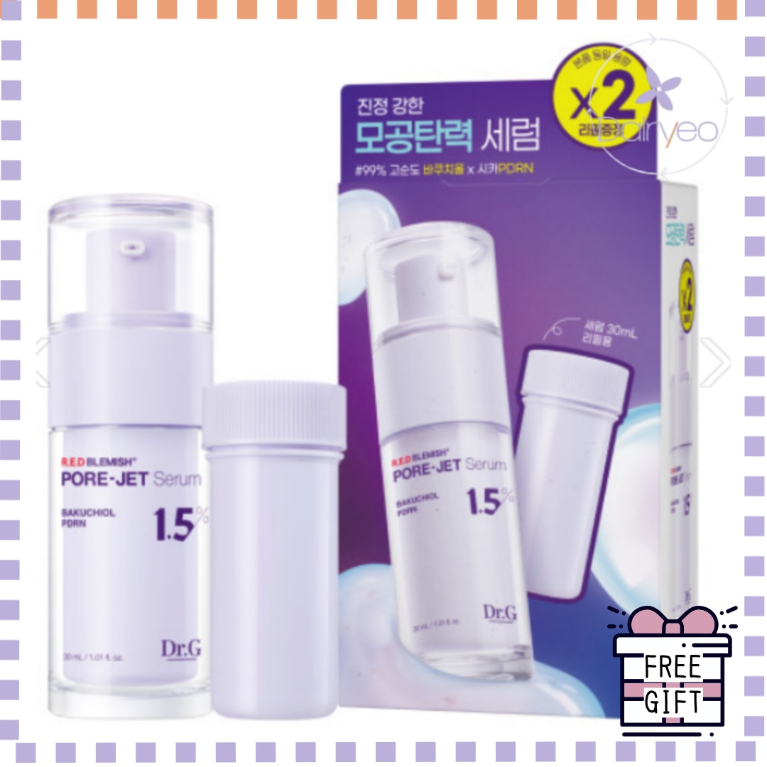 レッドブレミッシュ バクチオール フォアジェットセラム 詰め替えセット 30mL + 30mL 韓国化粧品 純正品 韓国セラム エッセンス 毛穴 レオゼイ 毛穴弾力 凹凸 肌のキメ シカ 毛穴ケア