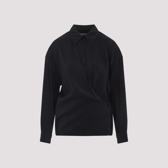 LEMAIRE Women Shirts SH1141 LF1308 BK999 BLACK
