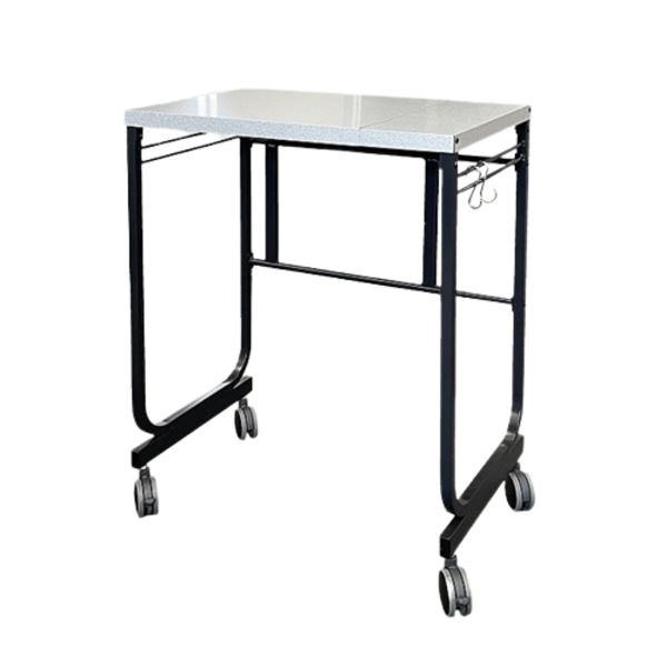 サイドテーブル サイドワゴン 約幅幅550900mm カーボンブラック ガルバリウム鋼板使用 伸縮式 キッチンワゴン ワゴンラック